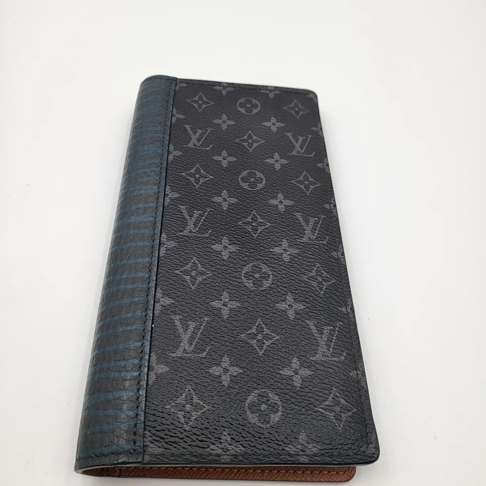 Louis Vuitton Monogram Patchwork Portefeuille Brazza Eclipse Limited, Authentic.